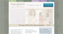 Desktop Screenshot of magnahealth.ca